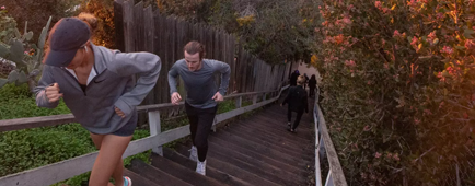 The steep Santa Monica Stairs The steep Santa Monica Stairs
