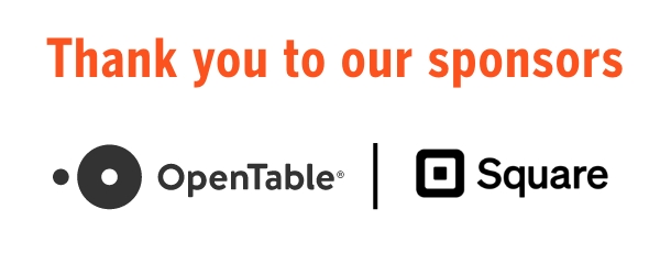 Thank you to our sponsors - OpenTable | Square