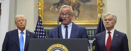 President Trump, Robert F. Kennedy Jr. and Dr. Mehmet Oz President Trump, Robert F. Kennedy Jr. and Dr. Mehmet Oz