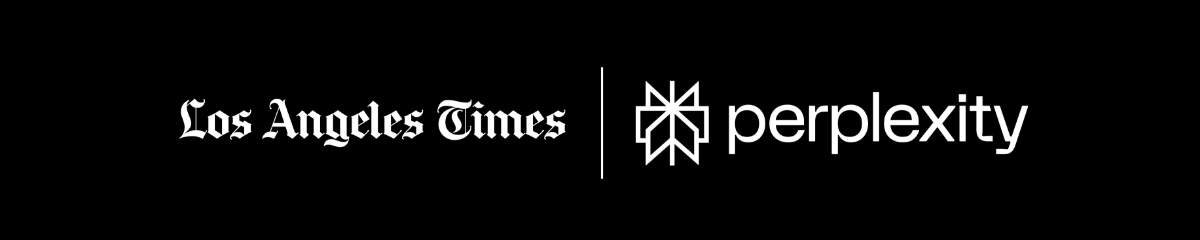Los Angeles Times | Perplexity logo graphic Los Angeles Times | Perplexity logo graphic