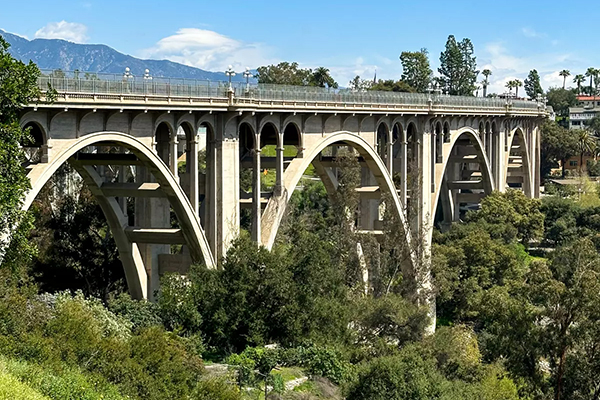 The Colorado Street Bridge. The Colorado Street Bridge.