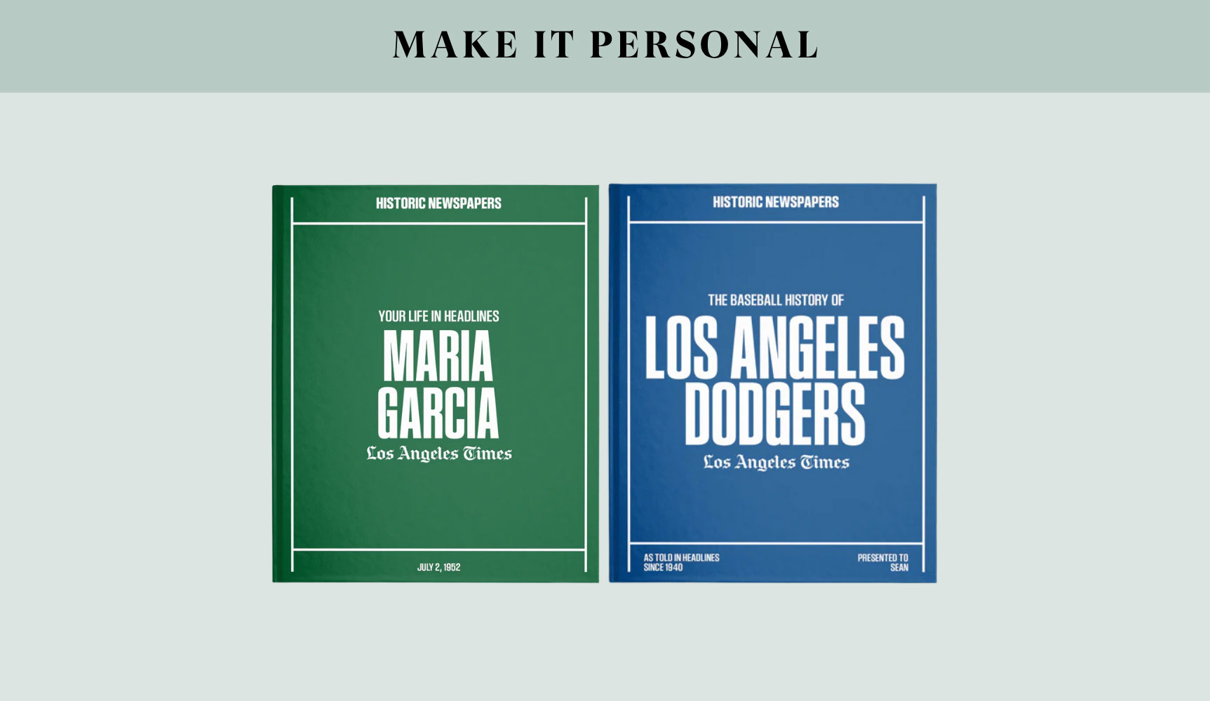 MAKE IT PERSONAL
