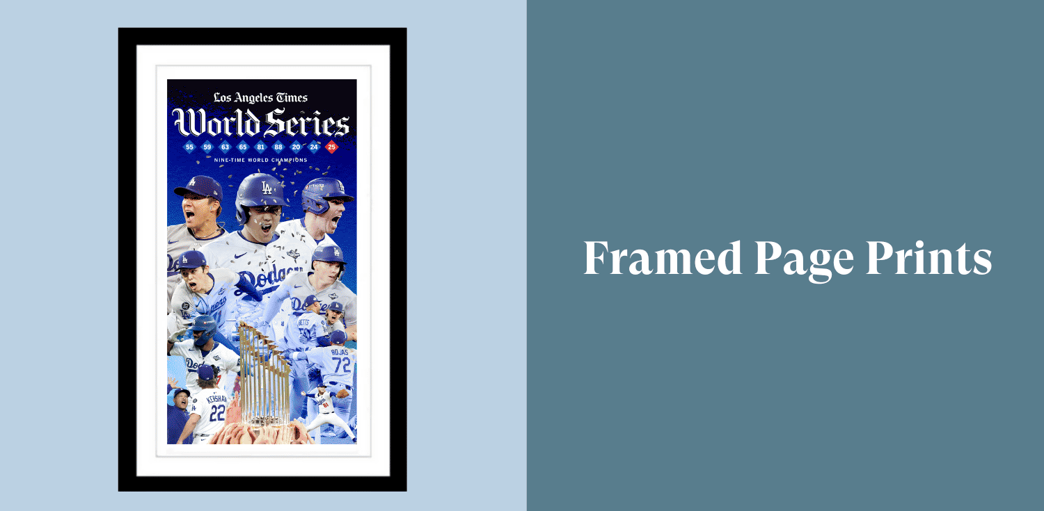 Framed Page Prints Framed Page Prints