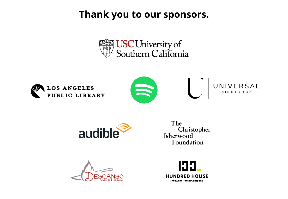 Thank you to our sponsors. [Event Sponsors logo lockup]