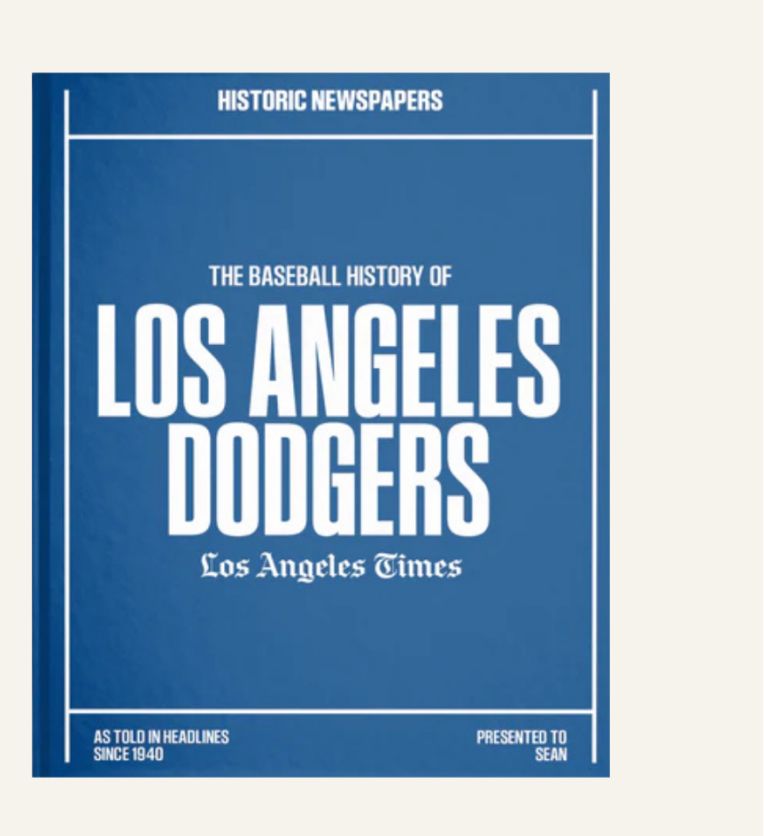 Dodgers Newspaper Books Dodgers Newspaper Books