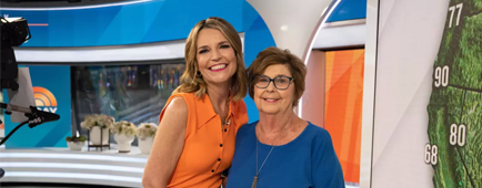 June 2023 photo of Savannah Guthrie and mother Nancy Guthrie. 