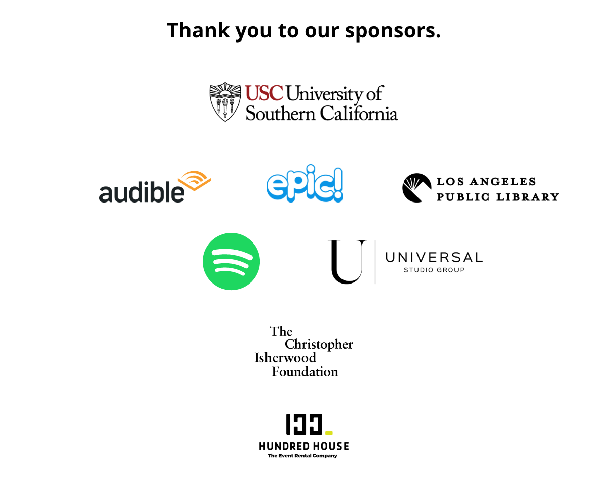Thank you to our sponsors. [Event Sponsors logo lockup]