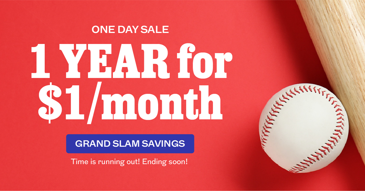 The Philadelphia Inquirer: One Day Sale: $1/month for 1 year