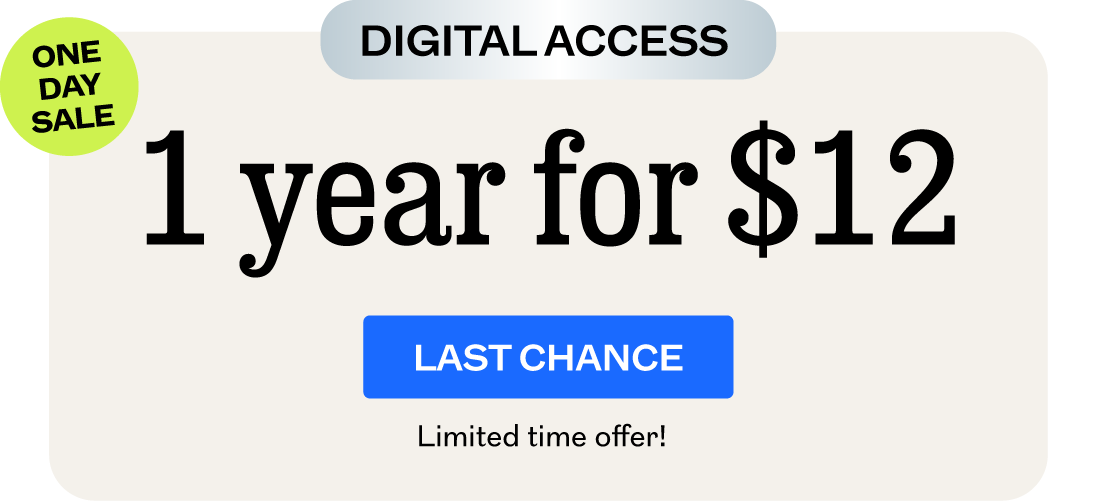 The Philadelphia Inquirer: 1 year for $12
