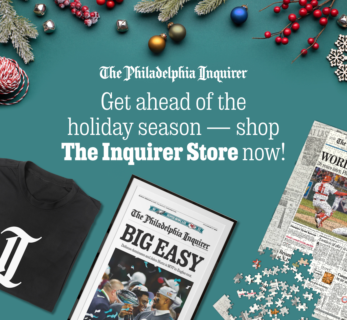 The Philadelphia Inquirer:  Get ahead of the holiday season  — shop The Inquirer Shop now!
