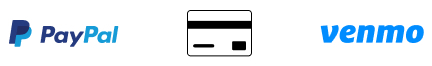 Pay with Paypal, Debit, or Credit