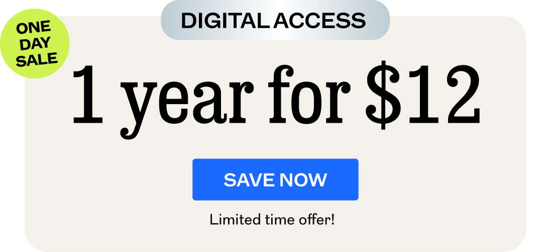 The Philadelphia Inquirer: 1 year for $12