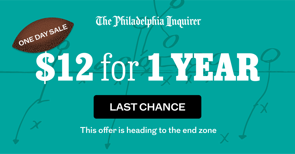 The Philadelphia Inquirer: $12 for 1 Year