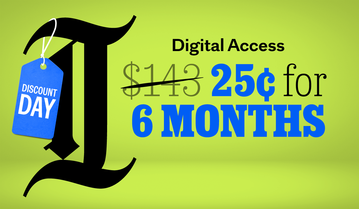 The Philadelphia Inquirer: One Day Sale: 25¢ for 6 months