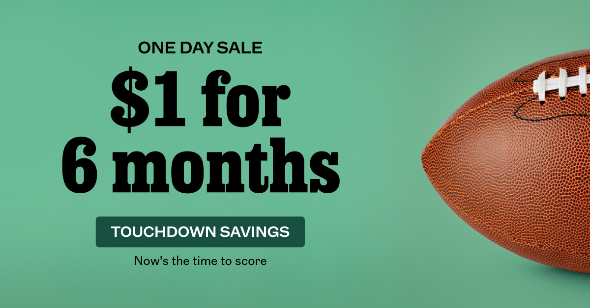 The Philadelphia Inquirer: One Day Sale: $1 for 6 months!