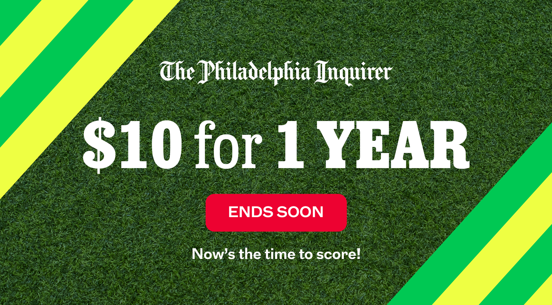 The Philadelphia Inquirer: $10 for 1 year